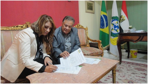 CCIBRA Egito assina acordo de cooperação com a Revista Internacional