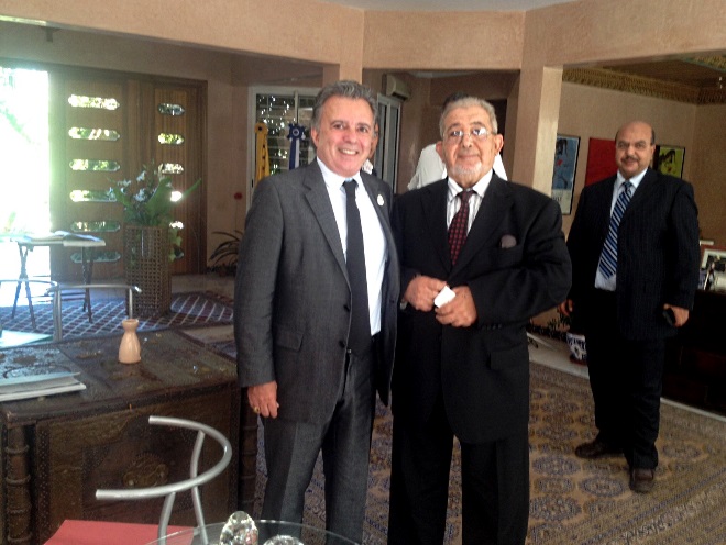 Embaixador do Brasil em Marrocos recebe a CCIBRA para um café da manhã