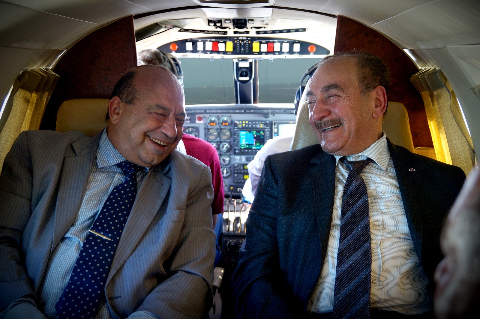 Chegada de Sir Nadhmi Auchi, Presidente da GMHSA, ao Brasil