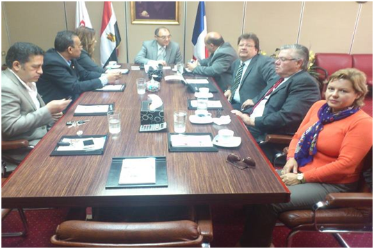 CCIBRA participa de reunião com o engenheiro Alaa Zahran